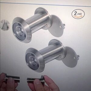 Stainless Steel Door Viewer 2-Pack